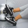 Full Diamond Ladies Spring, Summer and Autumn Four Seasons Breathable Thick Sole Comfortable Women's Casual Sports Sneakers