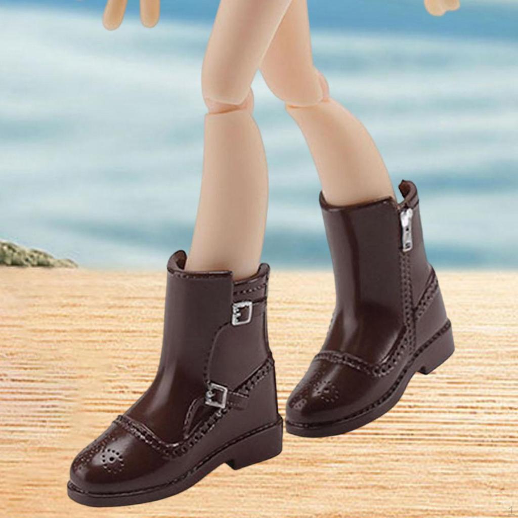 1/8 Scale Boots Model 1:8 Short Tube Boots,Dress Up Cosplay Fashion Costume Accessories Female