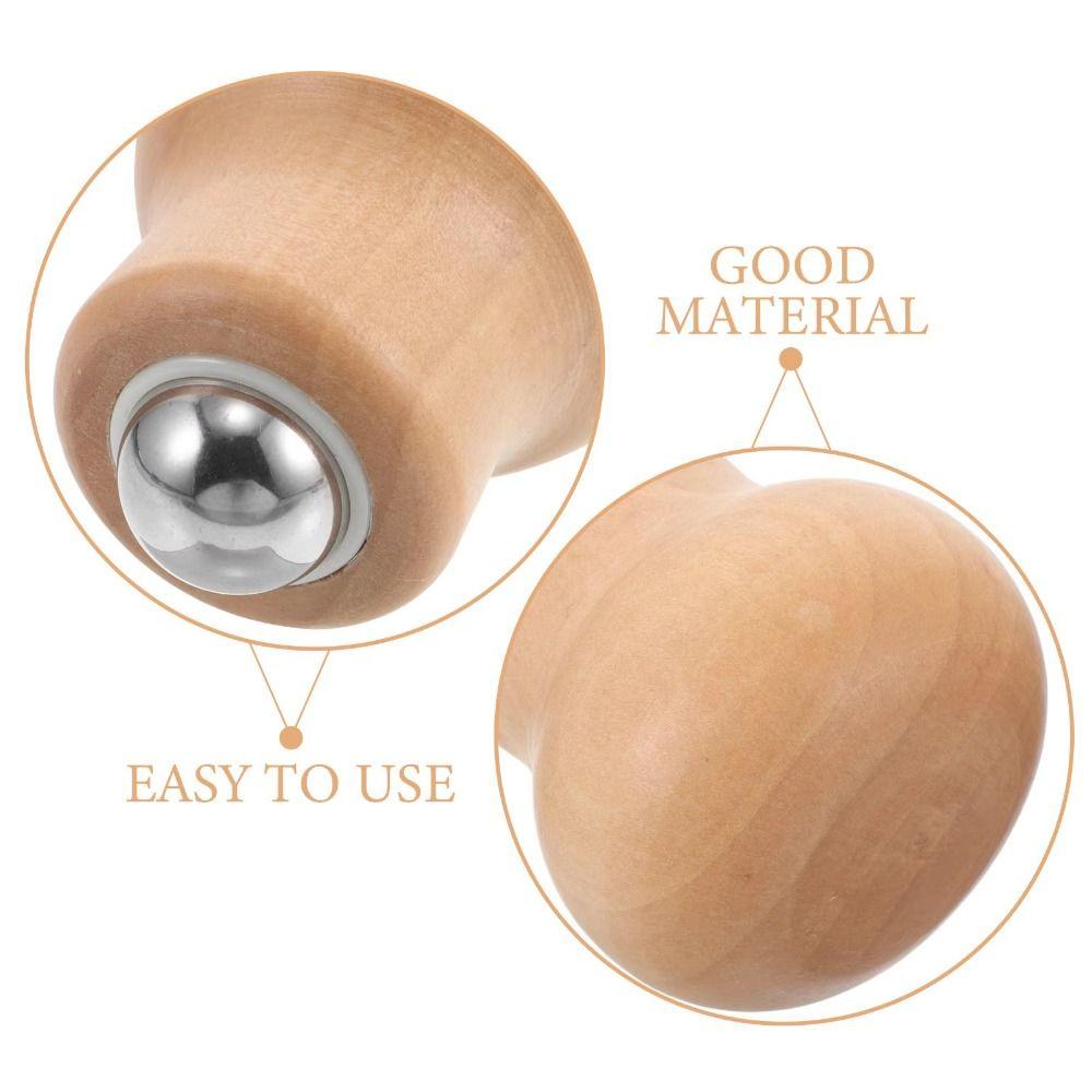 Calabash Massage Roller Ball Natural Wooden Facial Massage Roller Wooden Scraping Ball  Skin Care