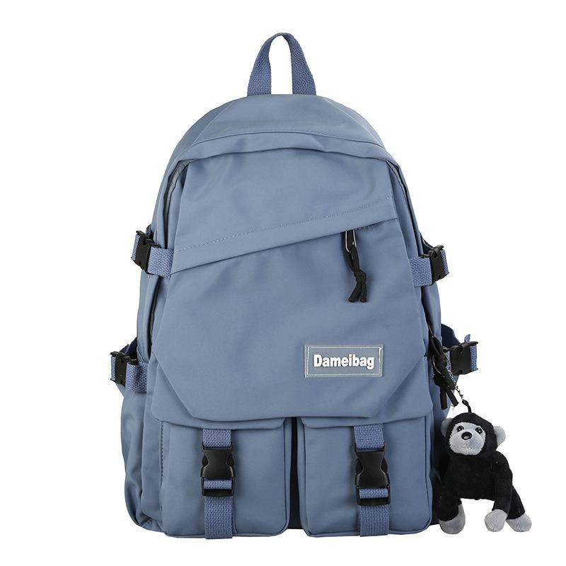 Schoolbag Male Japanese Large Capacity Leisure Travel Bag Tide Junior High School Student Backpack Female Fashion Backpack Outdoor