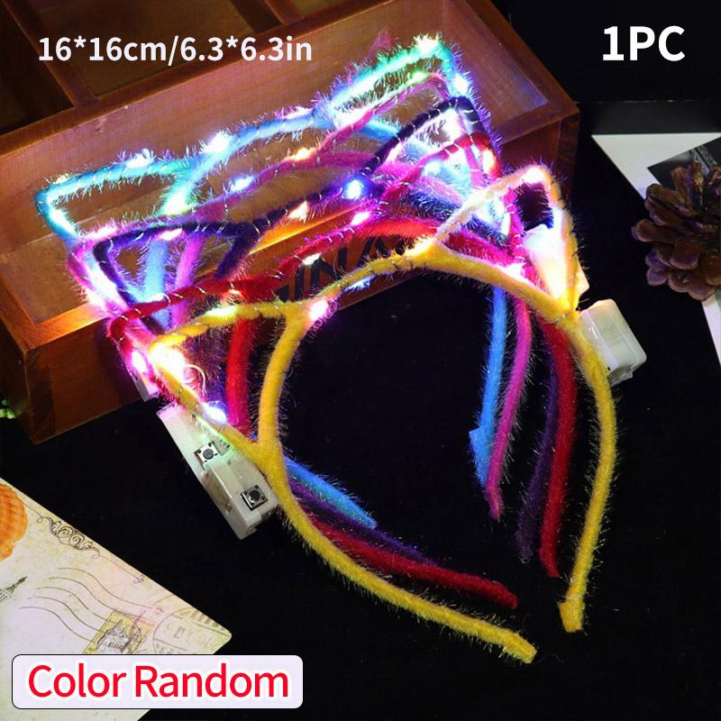 Accessories 1pcs Luminous Lightstick Kpop Lightstick Color Changed Light Rod Light Up Hair Wedding Party Headdress