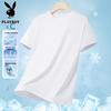 PLAYBOY Men's Summer Ice Silk Quick Dry Short Sleeve T-Shirt