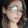 New Vintage Sunglasses Women Men Fashion Y2K Brand Designer Black Gradient Sun Glasses Steampunk Glasses Shades Glasses Eyewear