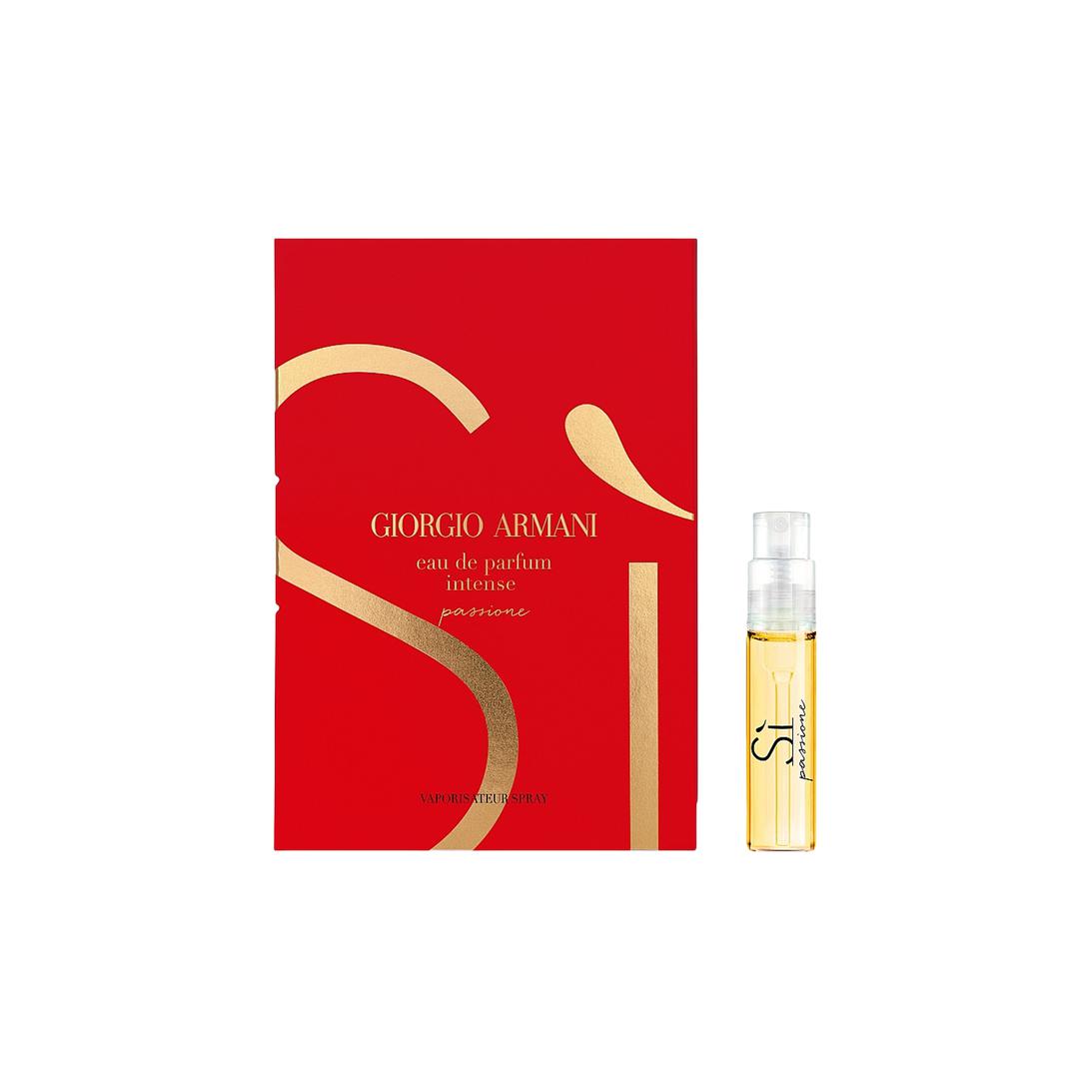 ARMANI Любимый Набор Образцов Si Passione Intense Женский Парфюм Набор Образцов Туалетная Вода EDP 1.2мл 1.2ml