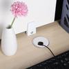Office Buckle Line Organizer Desk Table Cable Fastener Wire Hole Cover Computer Grommet Line Box