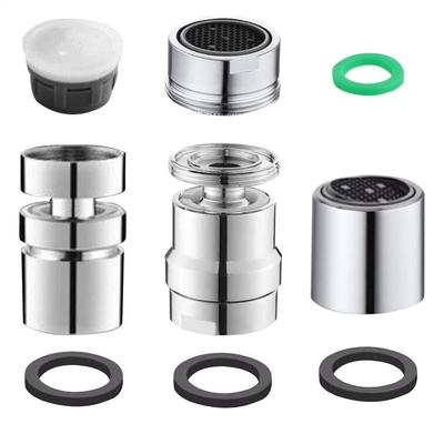 Kitchen Sink Aerator Brass Thread Faucet Replacement Splash-Proof Tap Bubbler Water-Saving Filter Nozzle