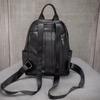 Leather Backpack Women'S Black First Layer Cowhide Women'S Backpack Trendy Fashion Versatile Soft Leather Women'S Bag