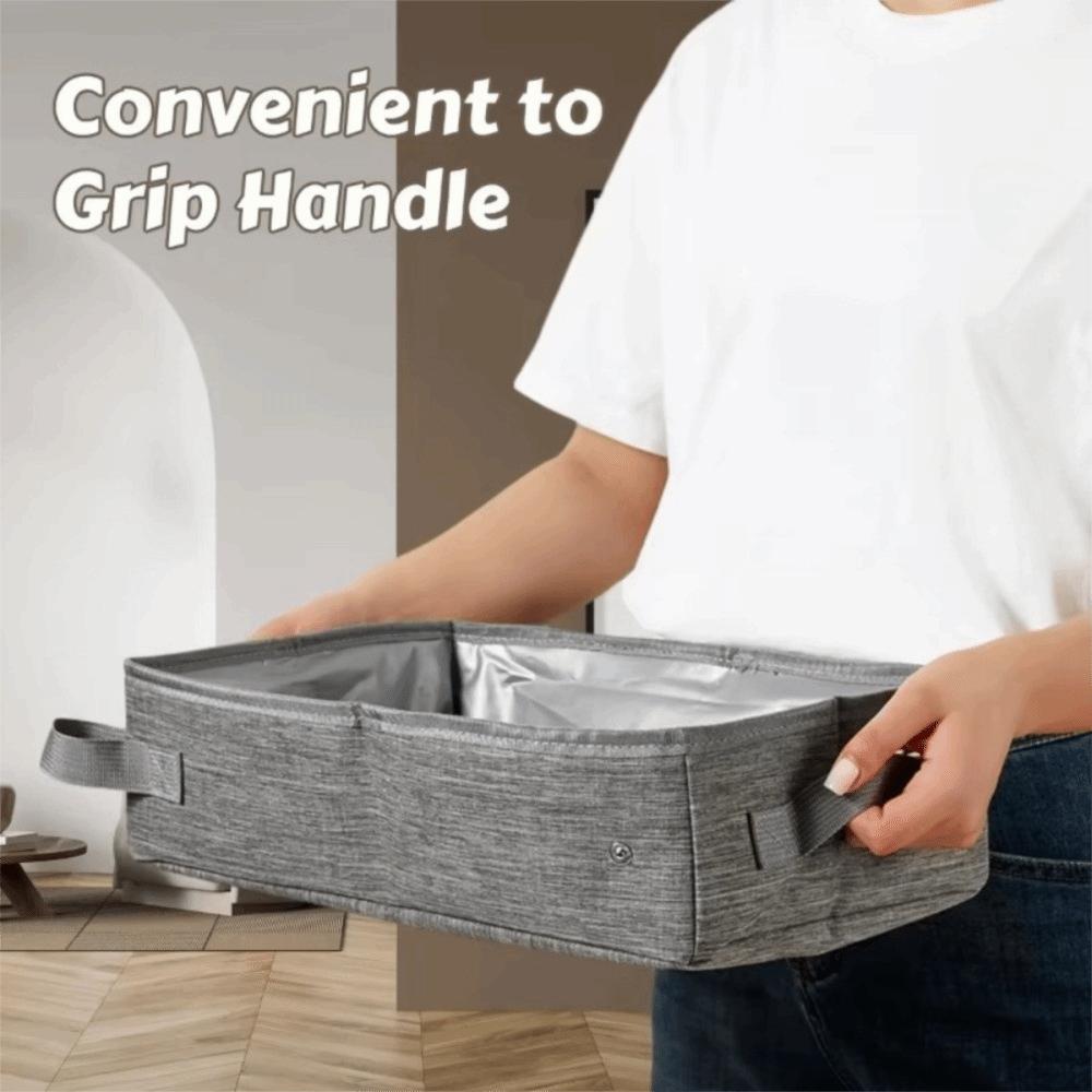 Waterproof Foldable Cat Litter Box Large Capacity Travel Litter Pan Mobile Cat Toilet  Going Out