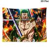 Roronoa Zoro Wall Tapestry Aesthetic Wall Hanging Printed Fabric Blanket Decorative Tapestries for Bedroom Living Room Home Decor