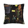 Vintage Rock Singer Lightningbolt Portrait Cushion Cover Soft Decorative Sofa Pillow Case