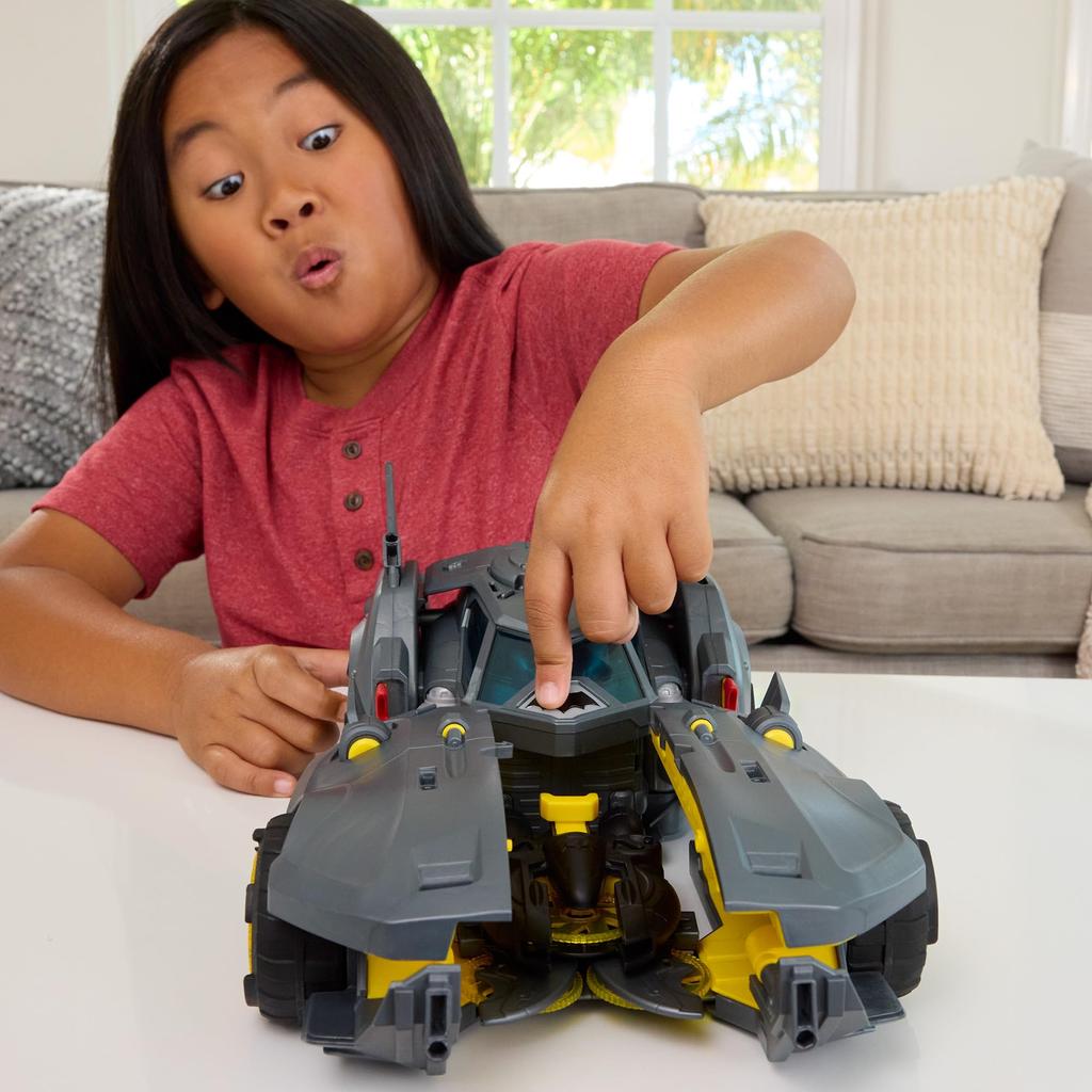 Mattel DC Transformable Batmobile Vehicle Transformation Gimmick Batlink Compatible Ages Black JMD52 4+