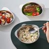 Children Meal Tray Cartoon Stainless Steel Dinner Plate Animal Shape Rust-Proof Shatter-Proof Dinnerware