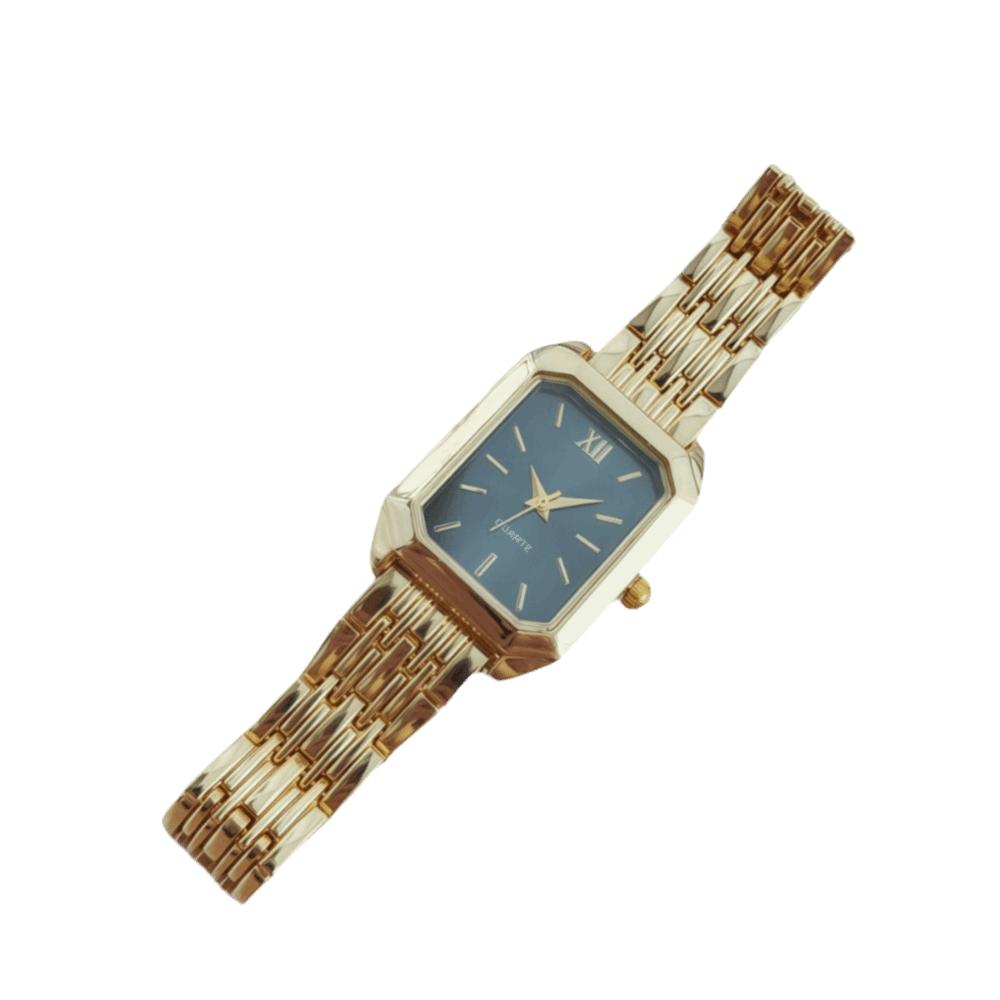 Square Dial Rhinestone Quartz Watch Slim Strap Rhinestone Watch Women Quartz Watch  Casual Wear