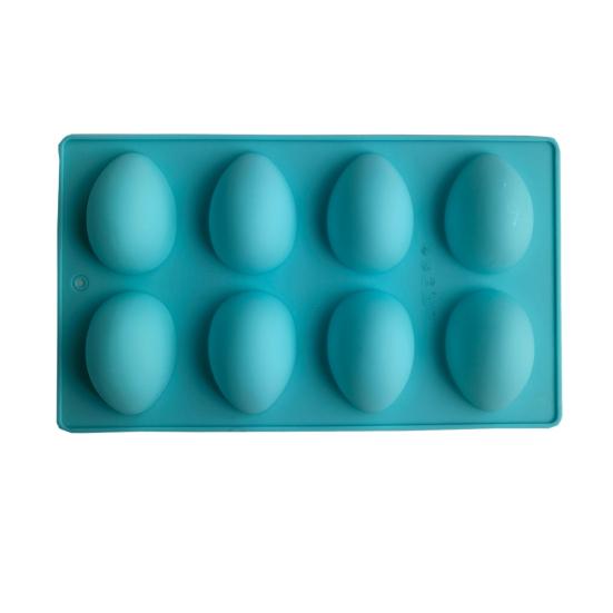 Easter Egg Silicone Mold for Baking 8 Cavity Non-Stick Chocolate Mold Freezer Oven