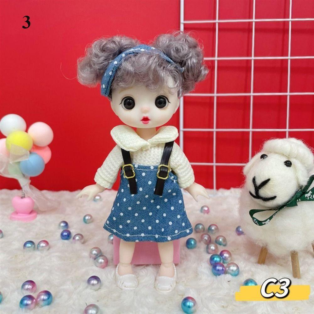 

20 стилей Аксессуары Obitsu 11 Костюм Мода Кукольный наряд Животное Ob11 Gsc 1/8 1/12 Bjd Тело Молли 3