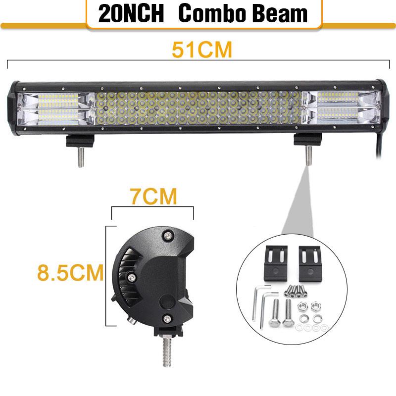 10D 22" 1200W STRAIGHT LED WORK LIGHT BAR SPOT FLOOD Combo lamp VS 24" 23"/ 20" 10D 22" 1200W STRAIGHT LED WORK LIGHT BAR SPOT FLOOD Combo lamp VS 24" 23"/ 20"