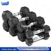 Yushu Rubber Coated Hex Dumbbell