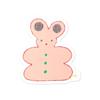 Frontier Creators Circus Sticker - Rabbit Plush Toy - Size: Approx. W7 D0.1 H10.5 cm - CS37039