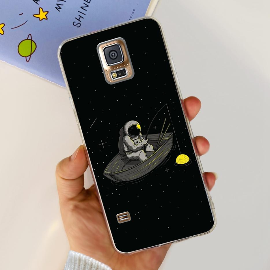 For Samsung Galaxy S5 Case SM-G900F G900I G900M Stylish Painted Cover Soft Silicone Phone Case For Samsung S5 S 5 GalaxyS5 Shell