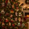 Decorative Christmas Art for Family Ornament Advent Calendar, Faux Diamond DIY Kit, Sparkling Ornaments Hanging Holiday Tree Mantel Decor Festive