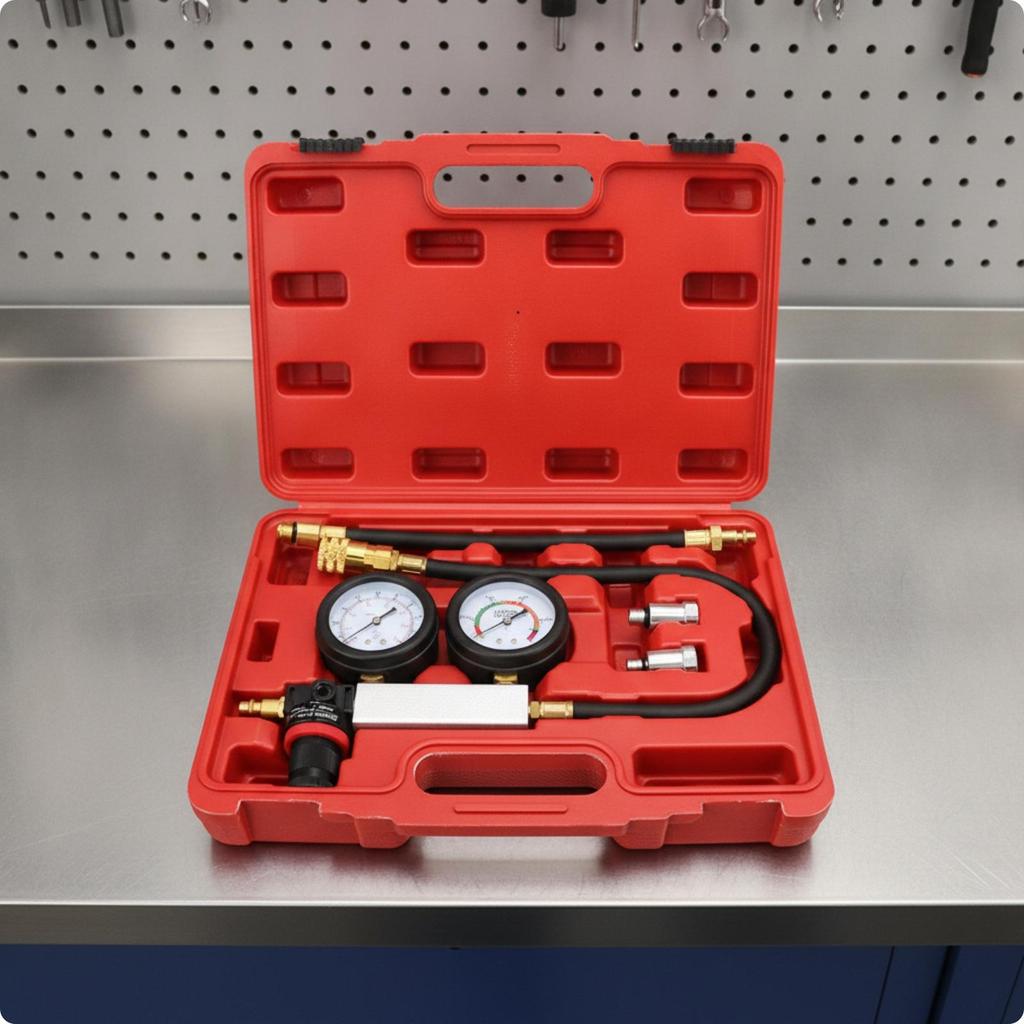 Cylinder Compression Tester Analog Gauges Engine