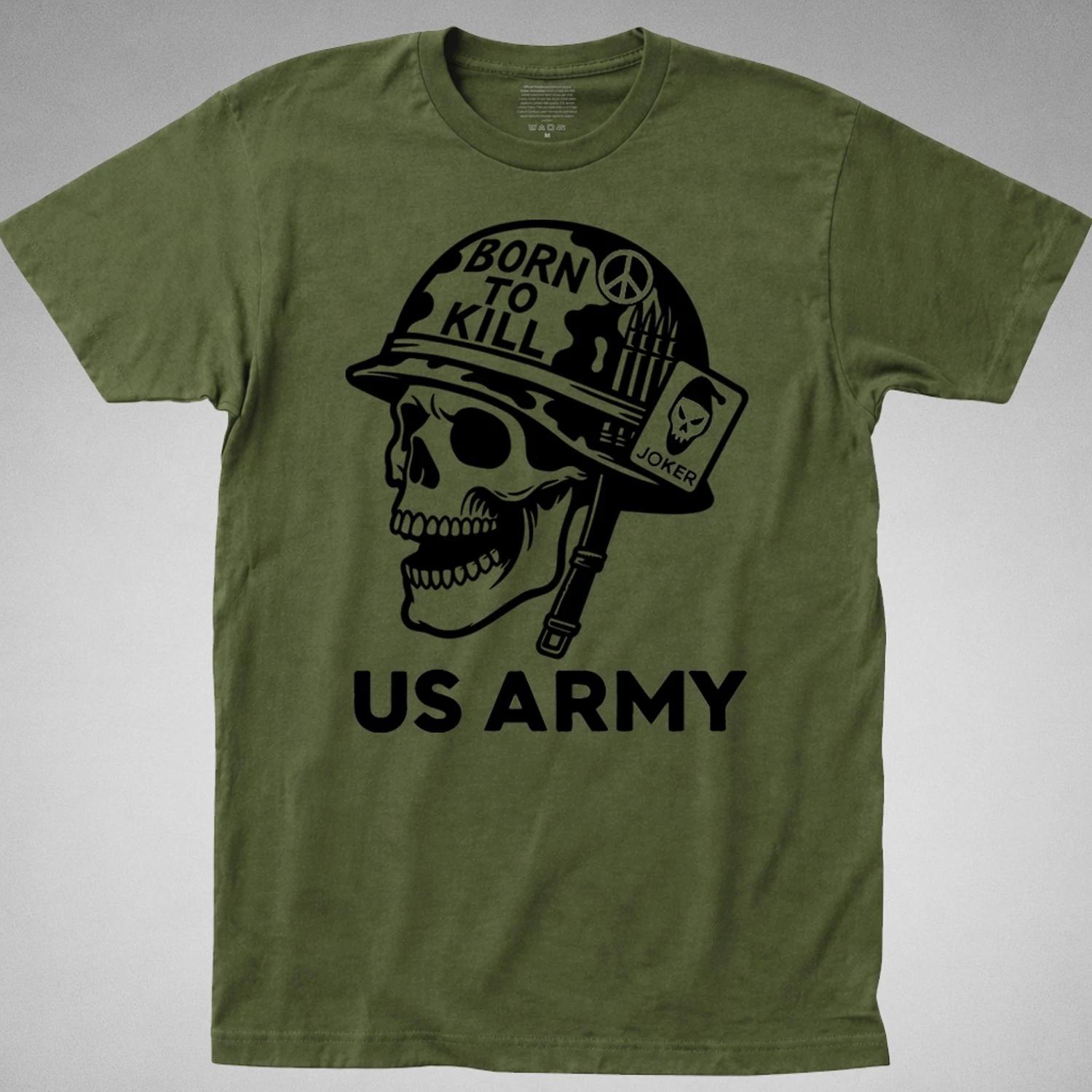 FULL METAL JACKET Born to Kill T-SHIRT joker US army stanley kubrick war vietnam S