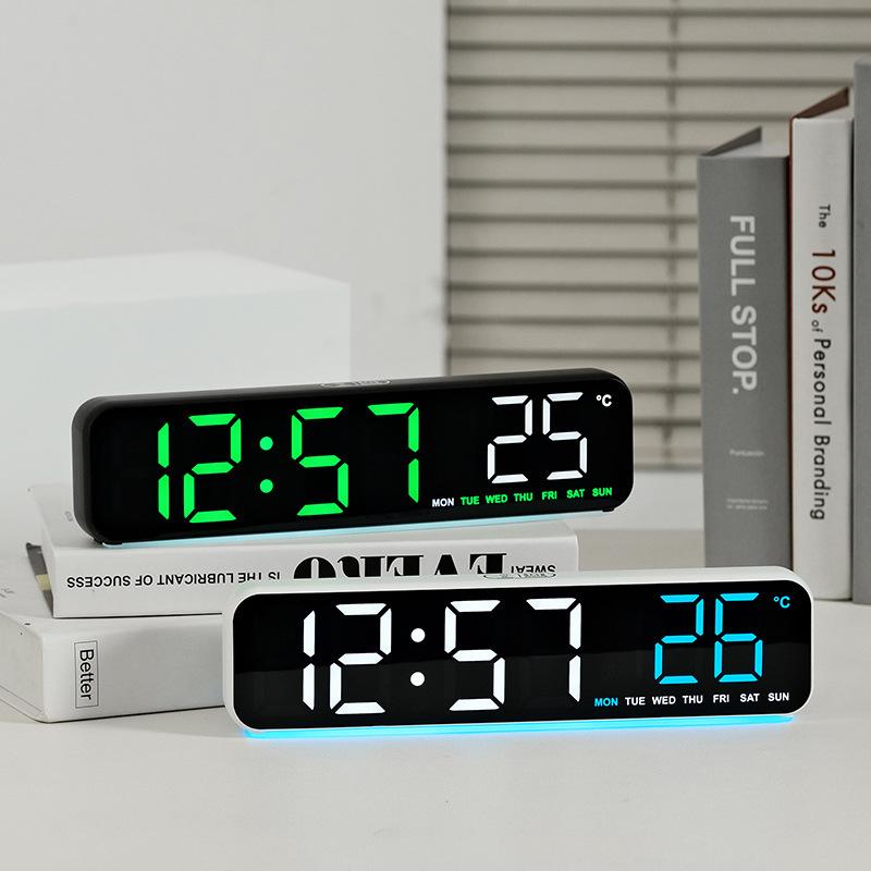 A Simple LED Digital Silent Multifunctional Clock with Luminous Clock and Two Sets of Alarm Clocks