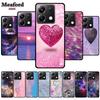 Love Phone Back Cover for Poco X6 Case Funda for Xiaomi Poco X 6 Neo Pro Soft Fashion Luxury Coque Colorful Butterfly Capa Shell