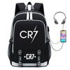 Football Star Collection Teen Primary And Secondary School Student School Bag Usb Men'S And Women'S Casual Backpack