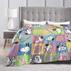 Snoopys Cartoon Dog Flannel Blankets Creative Throw Blankets for Sofa Bedding Lounge 200x150cm Rug Piece,