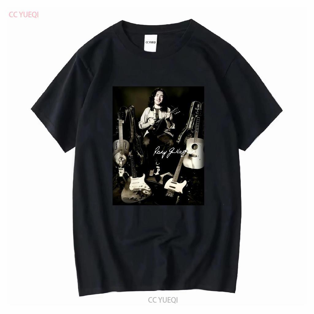Rory Gallagher Basic For Fan Cotton Black S 2345XL T Shirt TMB397 vintage Washed Top For Everyday Wear designer clothes