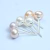 Real 925 Silver Earrings Natural Freshwater Pearl Stud Errings Jewelry for Women Fashion Birthday Gift