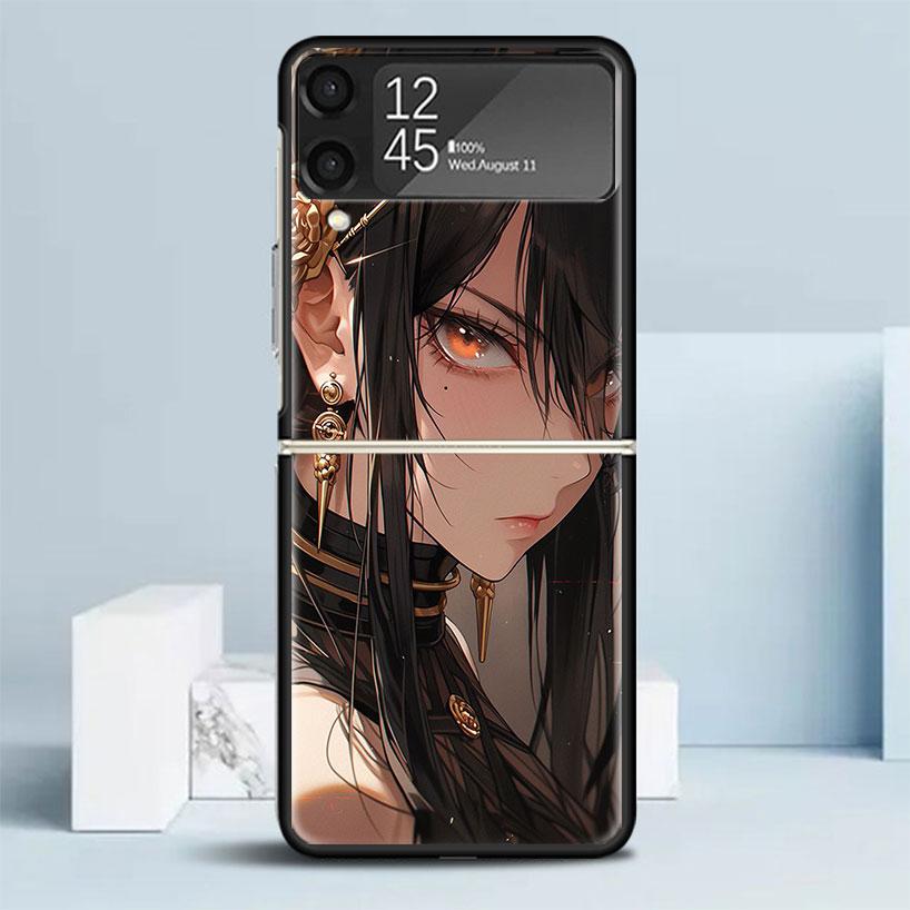 

S-Spy Family Yor F-Forger Phone Case For Samsung Galaxy Z Flip7 Flip6 5G Flip5 Flip4 Flip3 ZFlip 7 6 3 4 5 Shockproof Back Cover Samsung Z Flip 7