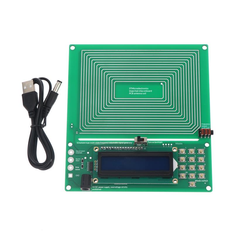 Adjustable 0.001Hz-200Khz 7.83Hz Schumann Resonance Ultra-Low Frequency Pulse Wave Generator Audio Resonator