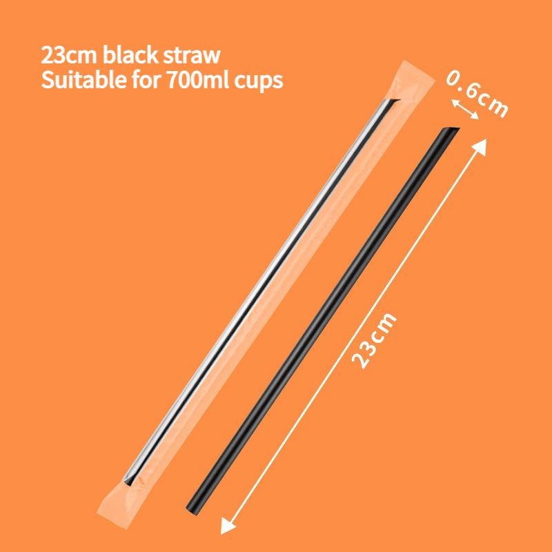90mm Mouth Commercial PP Injection Cups  Disposable Milk Tea Cups with Lids Thickened High Transparent Plastic Drink CupsLarge Caliber Straws