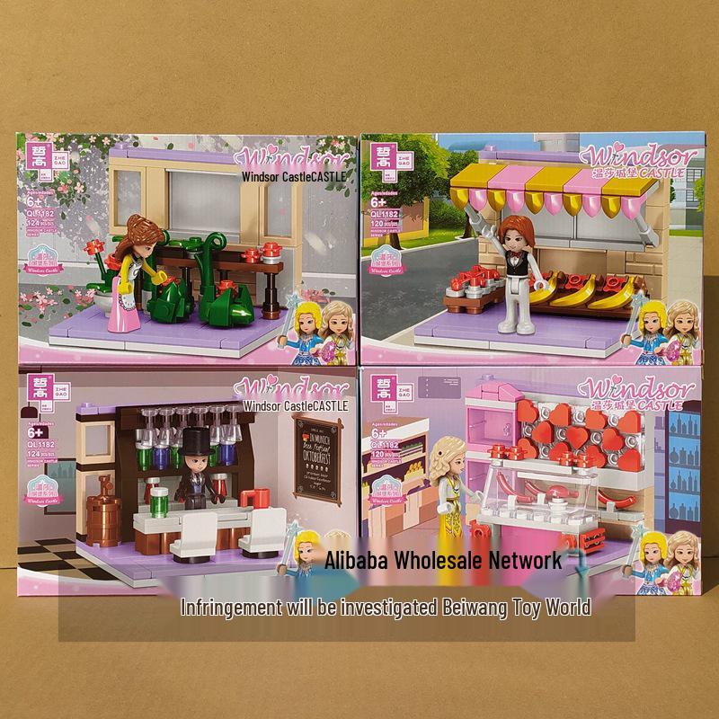 Windsor Castle 16-in-1 Building Blocks: Girls Bedroom Combo Smart Assembly Birthday Gift
