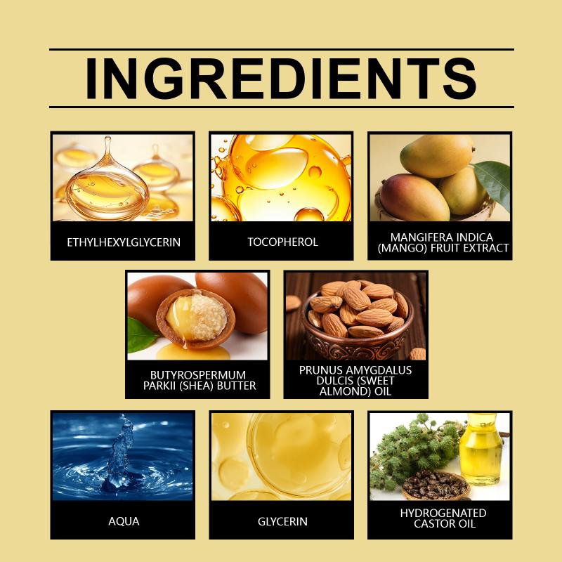 Oceaura Mango & Sheabutter Körperöl Nährt Hydriert Haut Weich Glatt Erfrischend Nicht Klebrig Tägliche Körperpflege