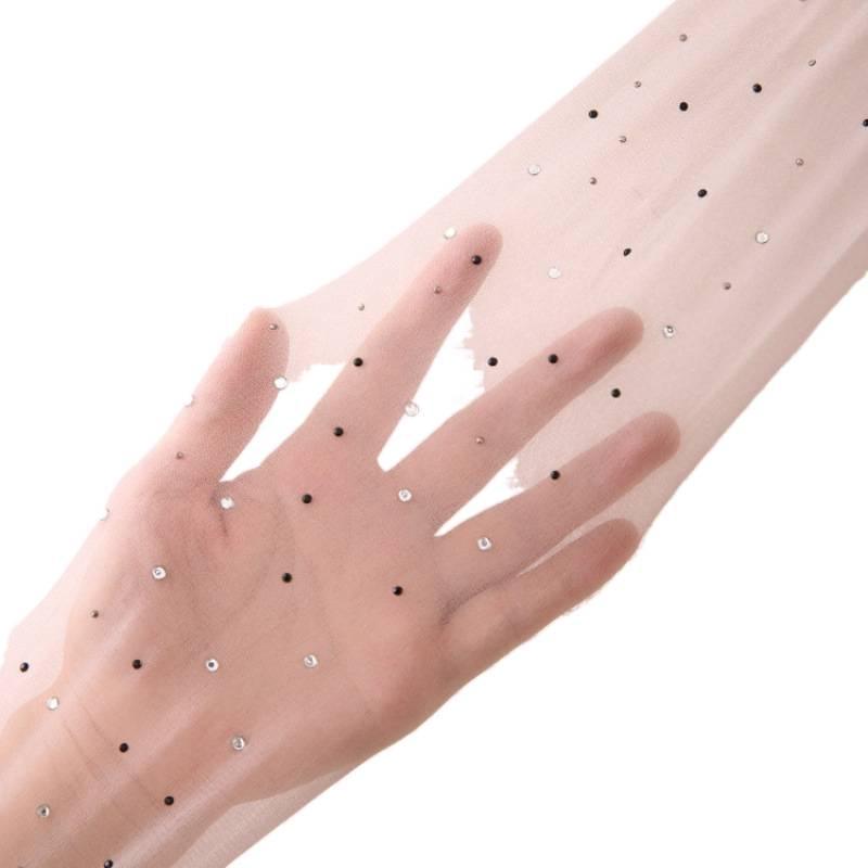 Sternenbesetzte Ultra-Dünne Seidenstrumpfhosen für Damen - Sommerstil mit Anti-Laufmaschen und Heißer Diamant-Verzierung