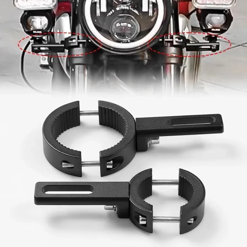 Motorcycle Headlight Stay, Approx. 0.9 - 1.5 inches (22 - 38 mm), Work Light,
