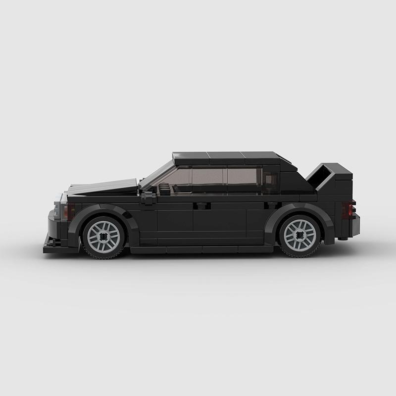 MOC Racing Sports Car Vehicle City Racer Building Blocks Brick Supercar Kids Toys Gifts 190 E 2.5-16 Evolution II