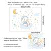 Cartoon Bear Moon Cloud Luminous Wall Sticker Baby Kids Room Bedroom Decoration Wallpaper Glow In The Dark Home Decor Stickers