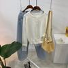 C S In The Room Hiru Button baSiC Raglan Long Sleeve Knit 4 Color