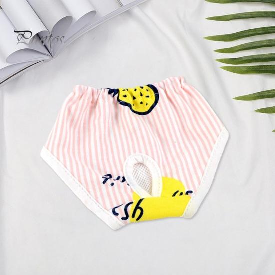 Psí menstruační kalhotky Potřeby pro domácí mazlíčky Kreslený potisk Psí psí plena Prodyšné Fyziologické kalhotky pro domácí mazlíčky Oblečení pro psy