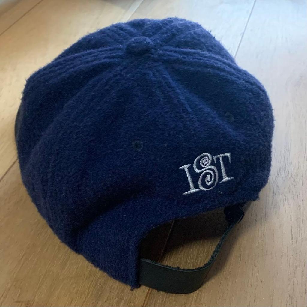 Used Rare STUSSY 35th Anniversary Two Tone Wool Cap Made in USA