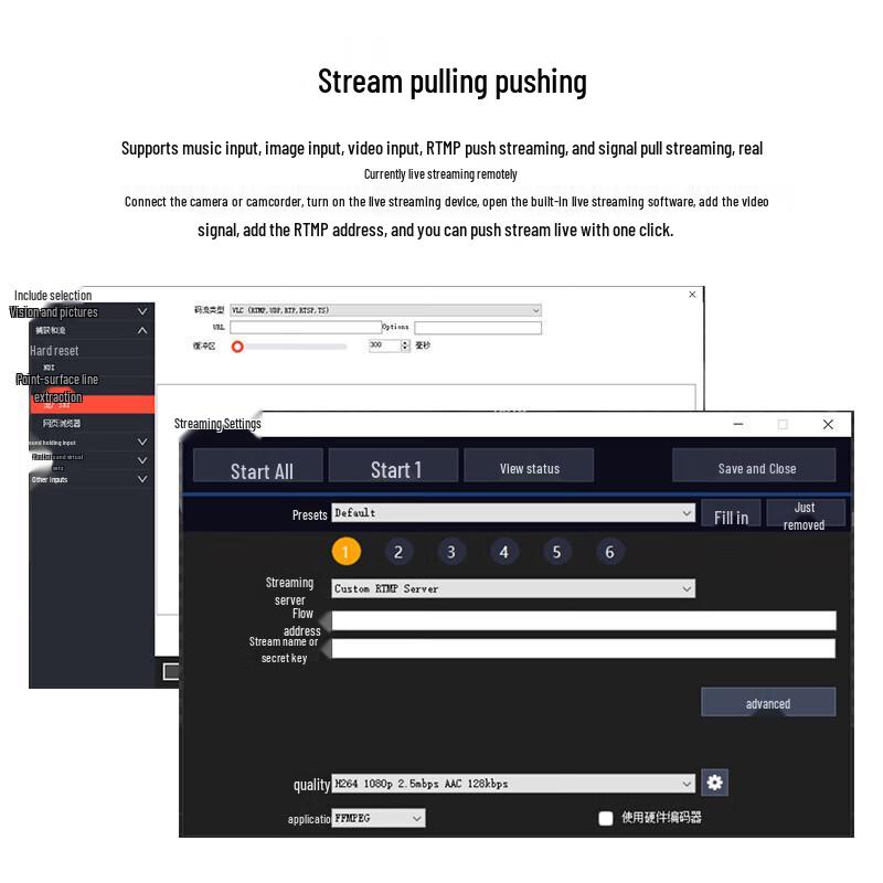 JiaShiYing 9800PLUS 4K vMix All-in-One Live Production Switcher