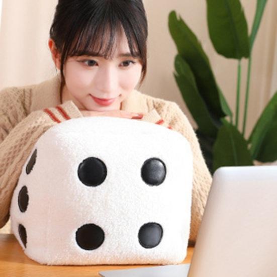 Dice Plush Doll Comfortable Soft PP Cotton Plush Dice Doll Funny
