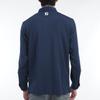 FootJoy Men's Dot Jacquard Long Sleeve Shirt, Navy, Size M (FJ-F24-S15, 32092-M)