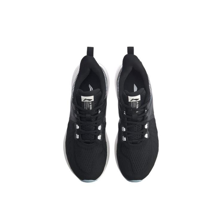 New LiNing SOFT PLUS Low Top Running Shoes Women's Black White ARHQ024-1