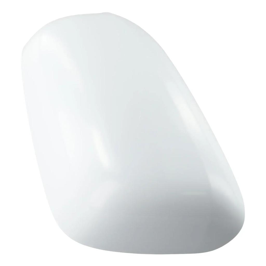 Left Rear View Mirror Cover For  Fit For Jazz 2009-2013 Auto Exterior Side Mirror Cap ABS Plastic White Glass