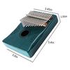Kalimba 17 Keys Beginner Scale Musical C Thumb Piano Gift for Kids and Includes Book with Japanese Music Protective Tuning Hammer Set Engraved,